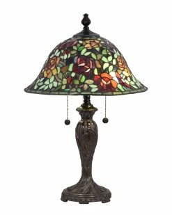 Cheap π Dale Tiffany Rose Collage Table Lamp Home Table & Desk Lamps β