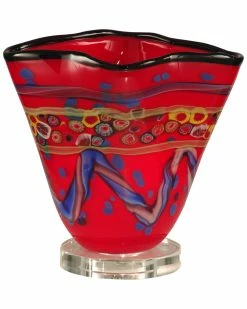 Best Sale π Dale Tiffany Rivera Hand Blown Art Glass Accent Table Lamp Home Table & Desk Lamps π₯