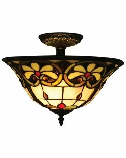 New π Dale Tiffany Reservoir Semi Flush Mount Home Sconces & Wall Mounts π€©