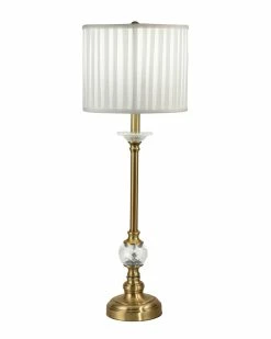 Best deal π Dale Tiffany Tavon 24% Lead Hand Cut Crystal Buffet Table Lamp Home Table & Desk Lamps π§¨
