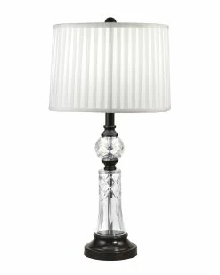 New π€© Dale Tiffany Darya 24% Lead Hand Cut Crystal Table Lamp Home Table & Desk Lamps π₯