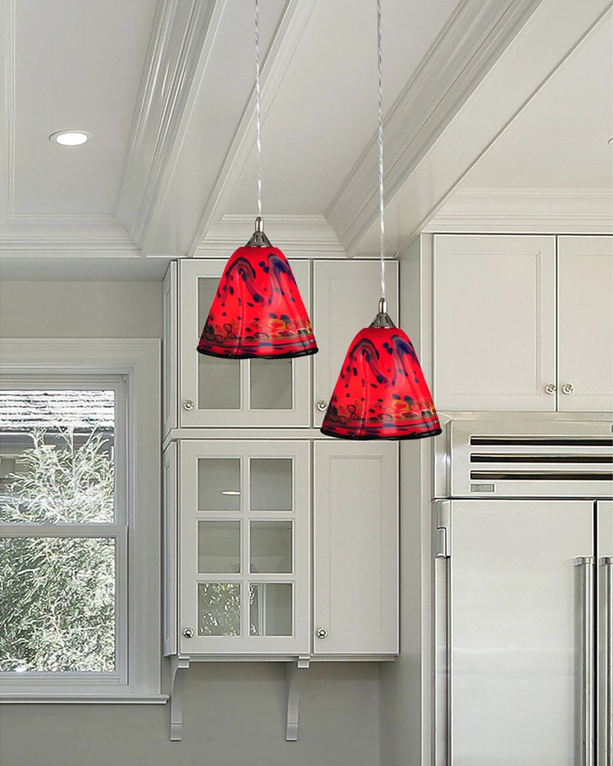 Hot Sale π Dale Tiffany Rivera Hand Blown Art Glass Mini Pendant Home Ceiling Lighting π 2 Hot Sale π Dale Tiffany Rivera Hand Blown Art Glass Mini Pendant Home Ceiling Lighting π - Image 2