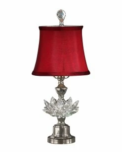 Hot Sale π€© Dale Tiffany Susannah Crystal Accent Table Lamp Home Table & Desk Lamps π