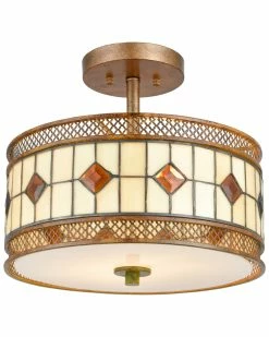 Budget 👍 Dale Tiffany Minerals Semi Flush Mount Home Sconces & Wall Mounts ✔️